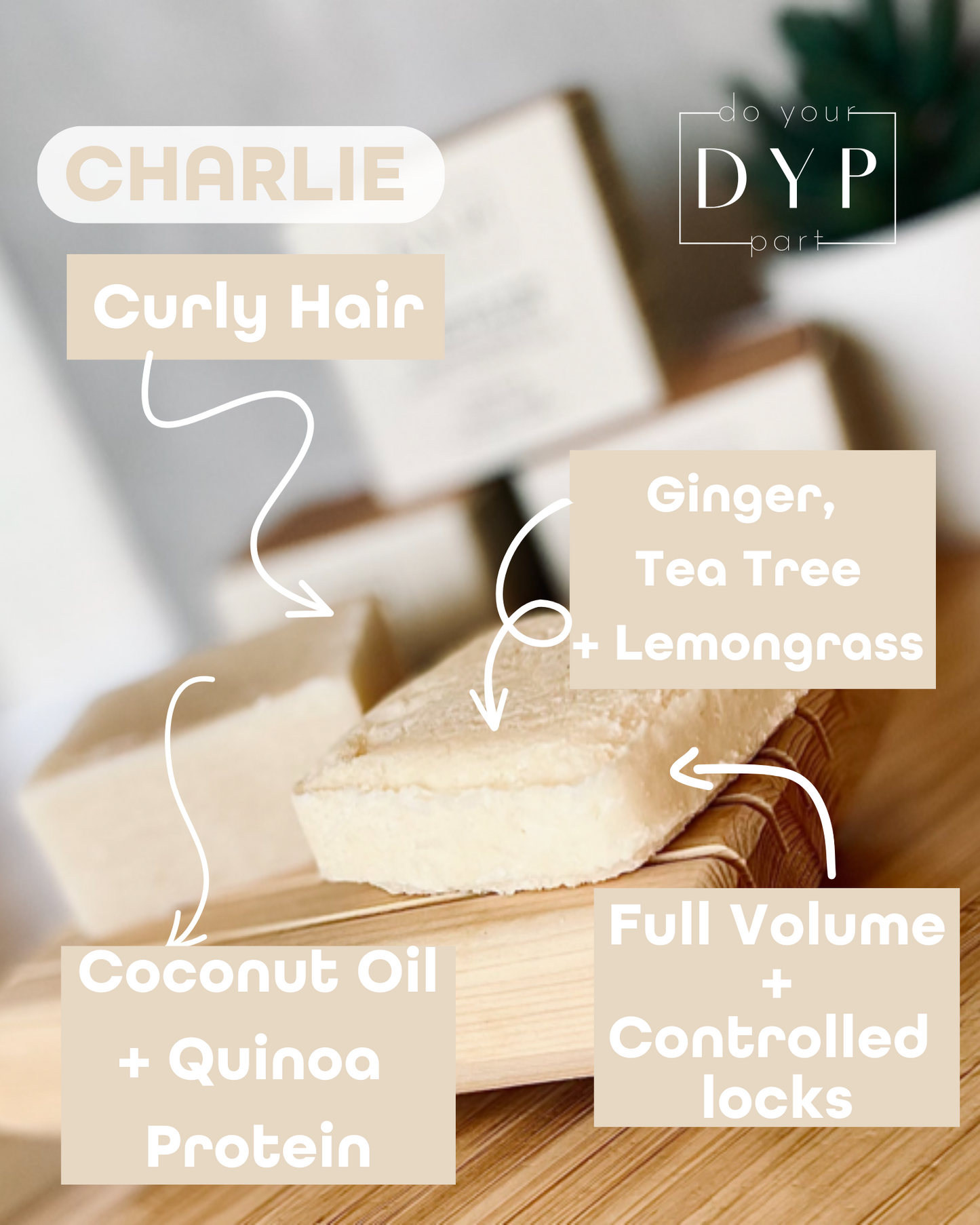 Charlie Hair Bars for Curly or Frizzy Hair